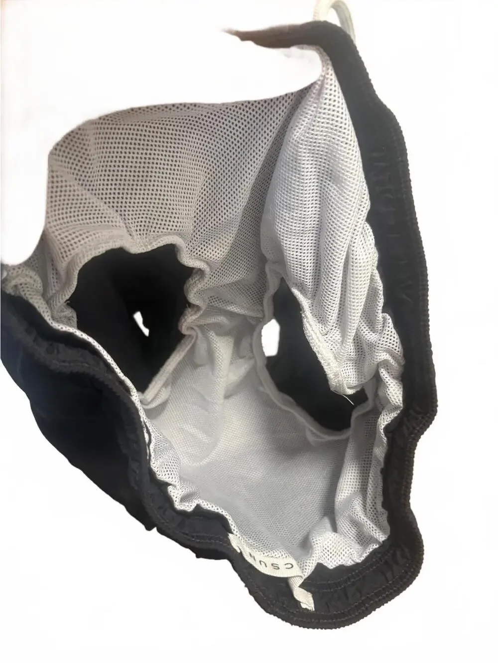 PacSun Black Swim Shorts w/ Mesh Lining, Drawstring Waist